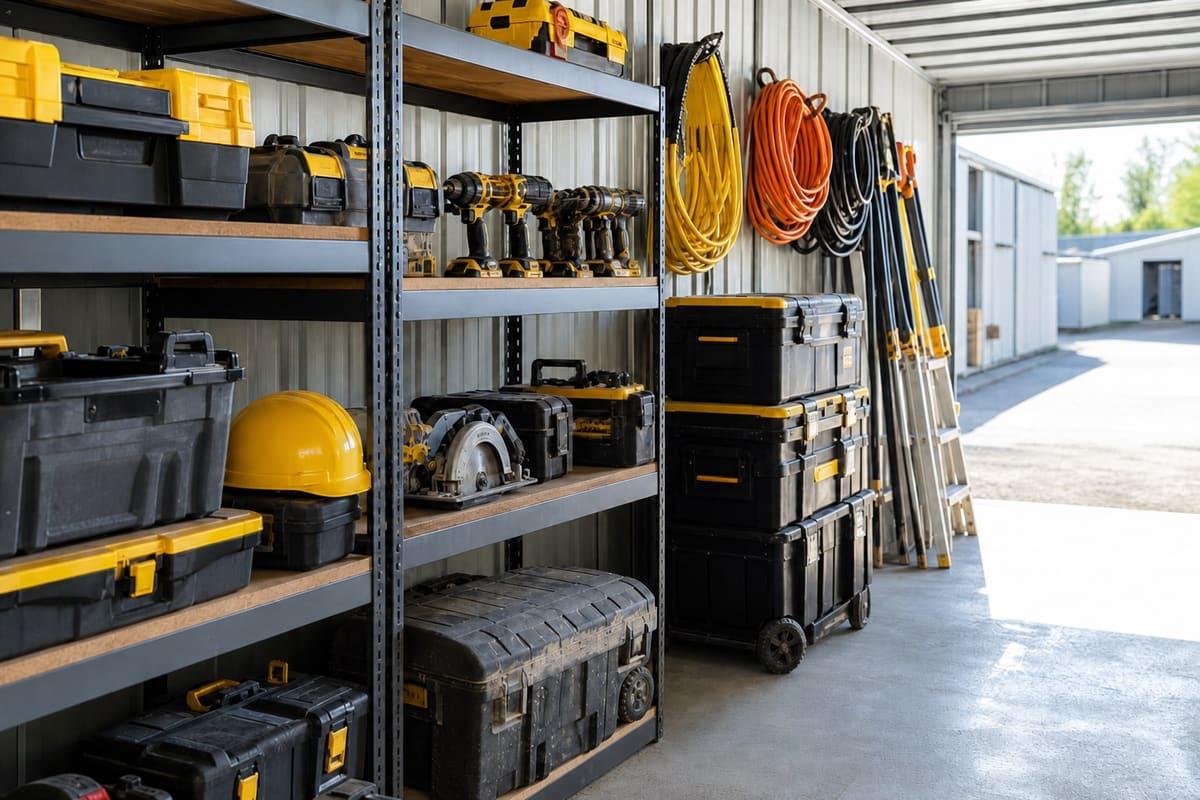 Cómo almacenar herramientas entre obras (sin dejarlas en el sitio)