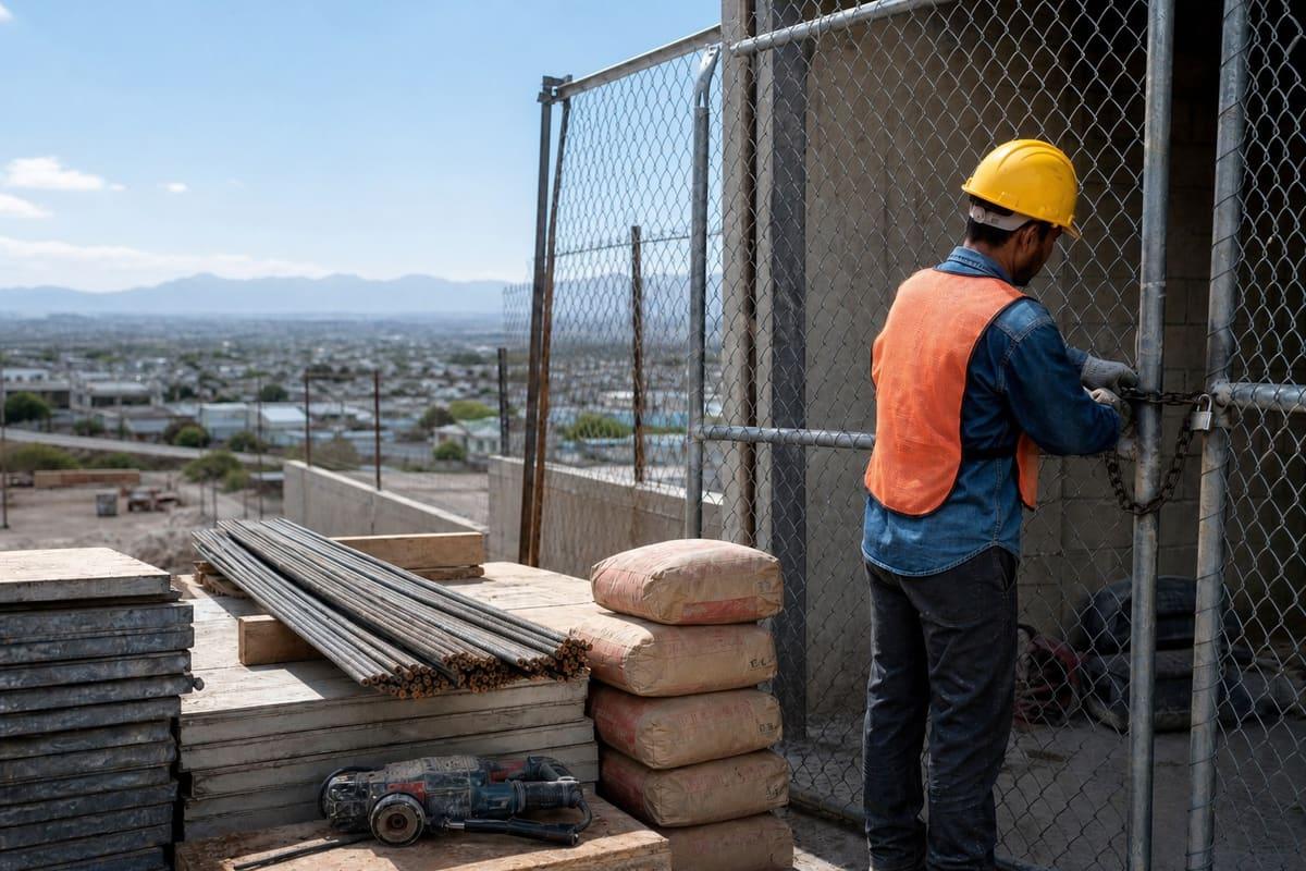 Cómo evitar que te roben materiales en una obra de construcción