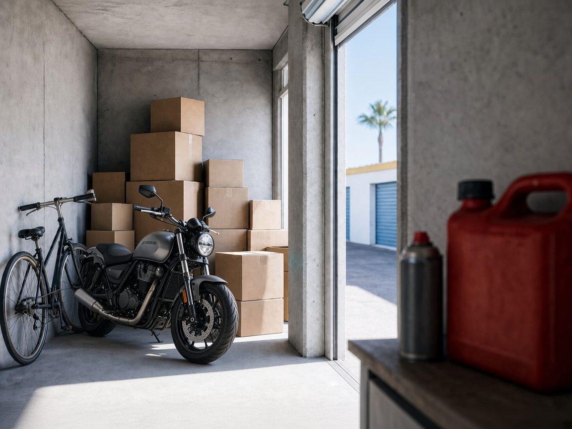 Guardar moto o bicicleta en minibodega: qué sí funciona