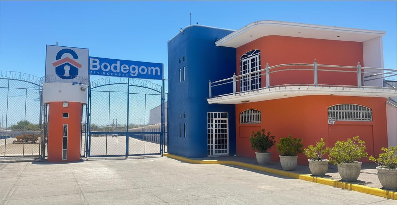 Fachada de Bodegom minibodegas en Culiacán
